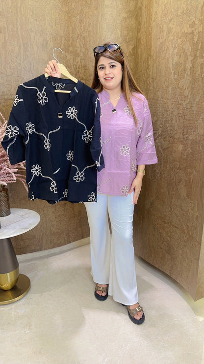 Divaha Cotton Linen Tops
