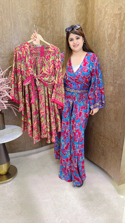 China Silk Knot Two Piece Set