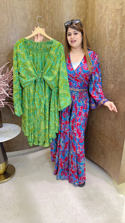 China Silk Knot Two Piece Set