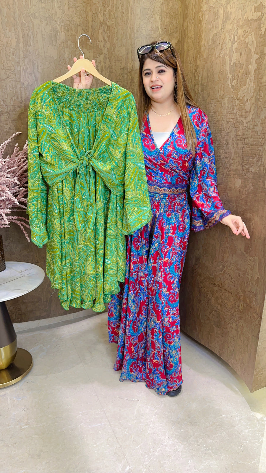 China Silk Knot Two Piece Set