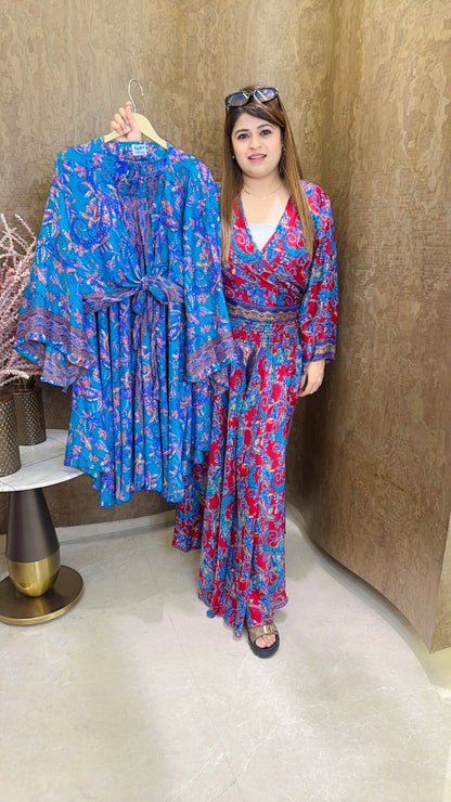 China Silk Knot Two Piece Set