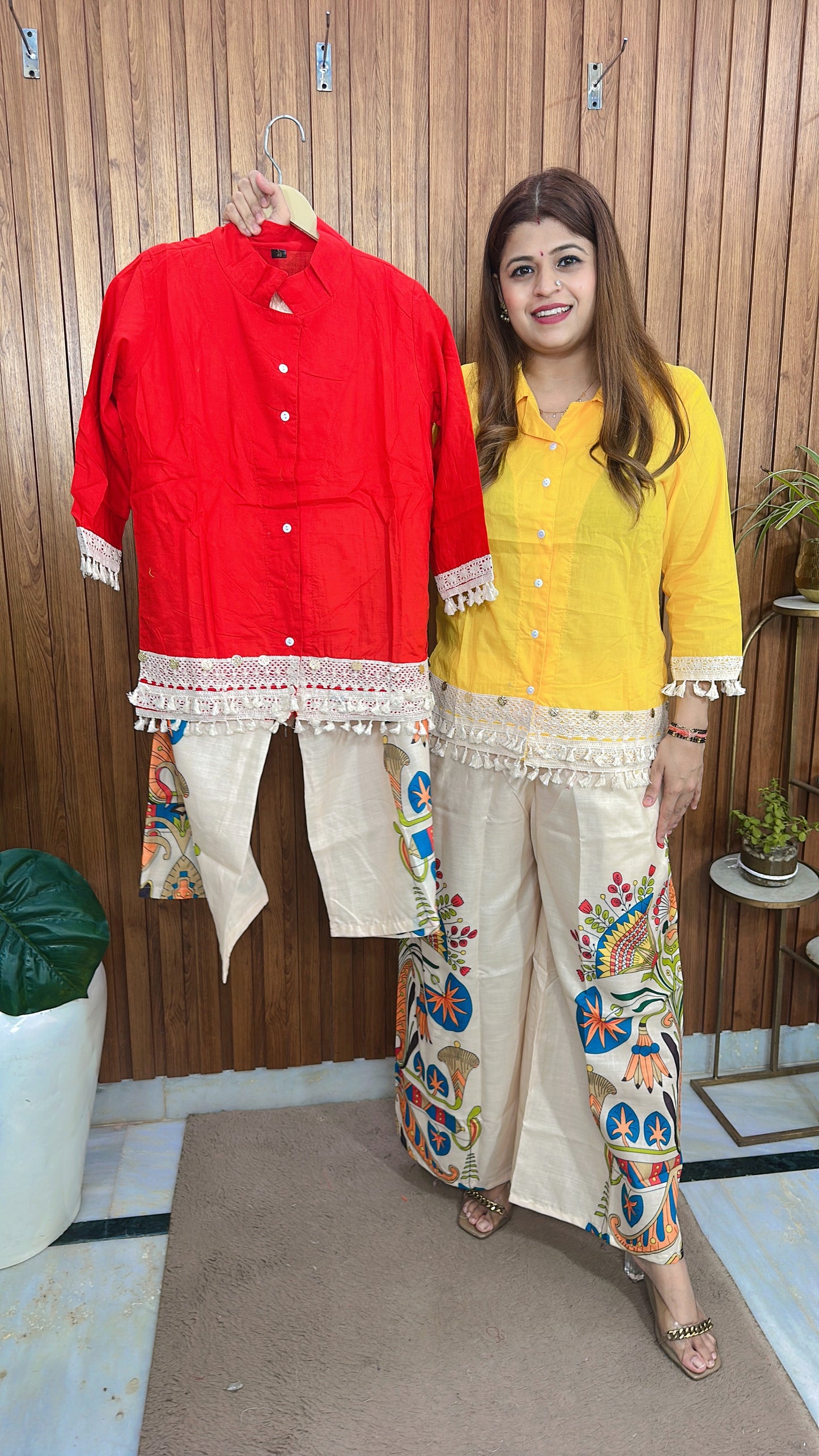 New Trending cotton coord set