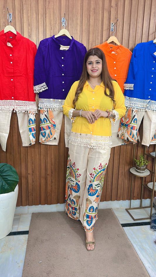 New Trending cotton coord set