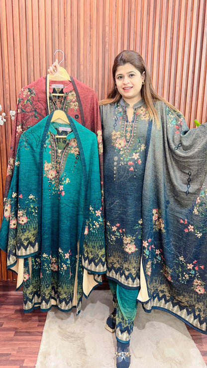 Karachi warm suit set