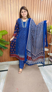 Samaira Pure Cotton Anarkali Suit