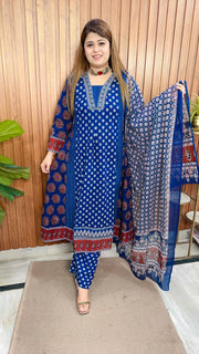 Samaira Pure Cotton Anarkali Suit
