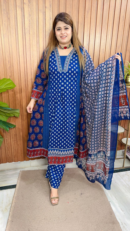 Samira Pure Cotton Anarkali Suit