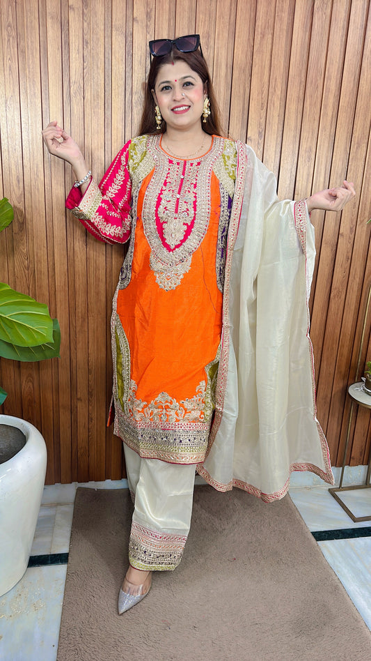 Saanvi premium Karwa chauth special suit