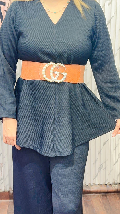 Premium Pearl GG Wide Belt