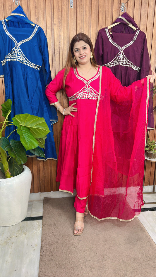 Noor Anarkali Suit With Dupatta