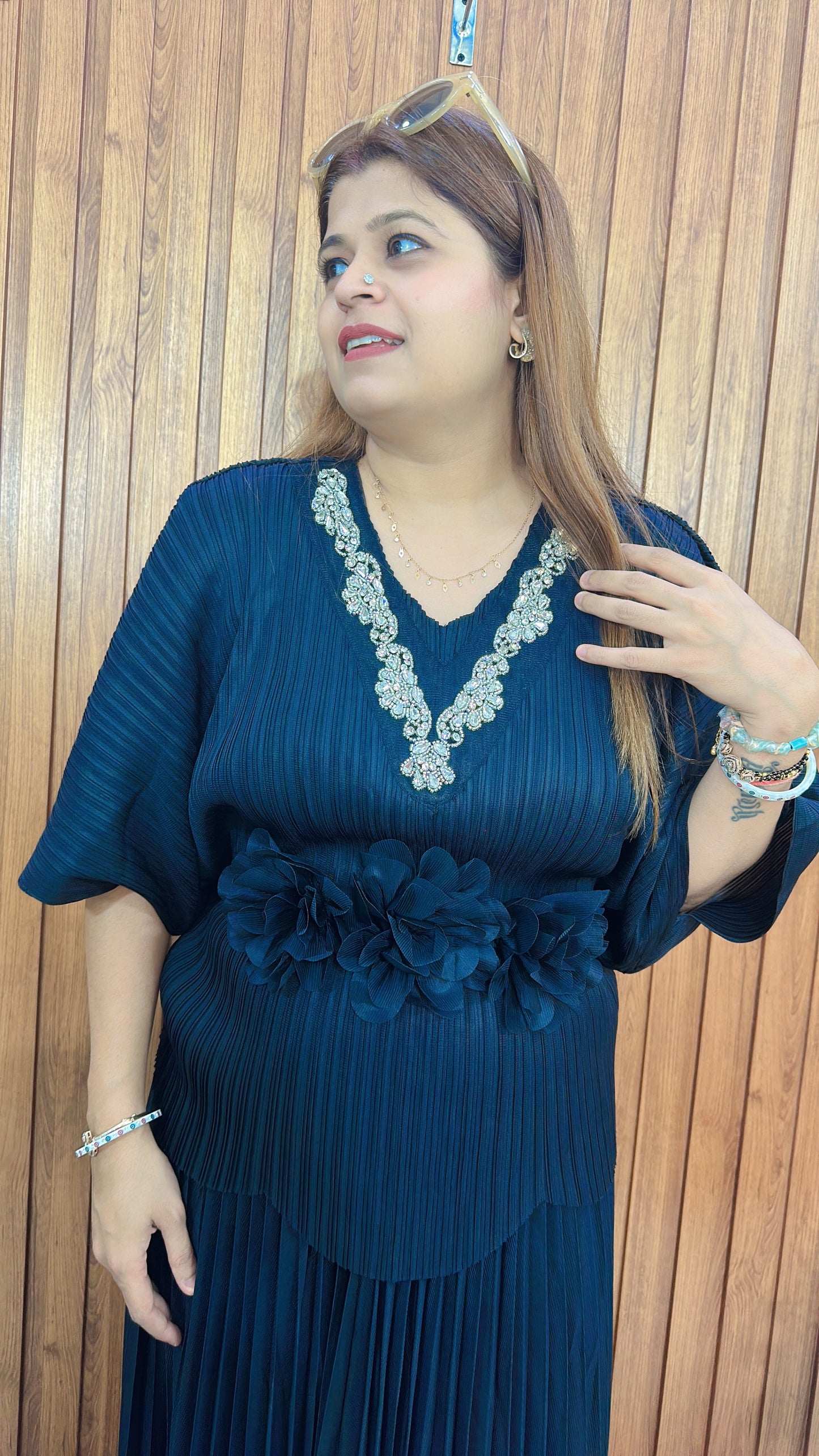 Classic Pleated Skirt Set