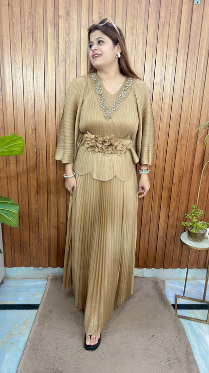 Classic Pleated Skirt Set