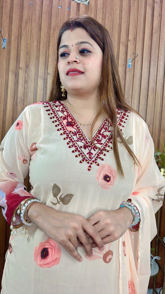 Ombre Pure Muslin Suit