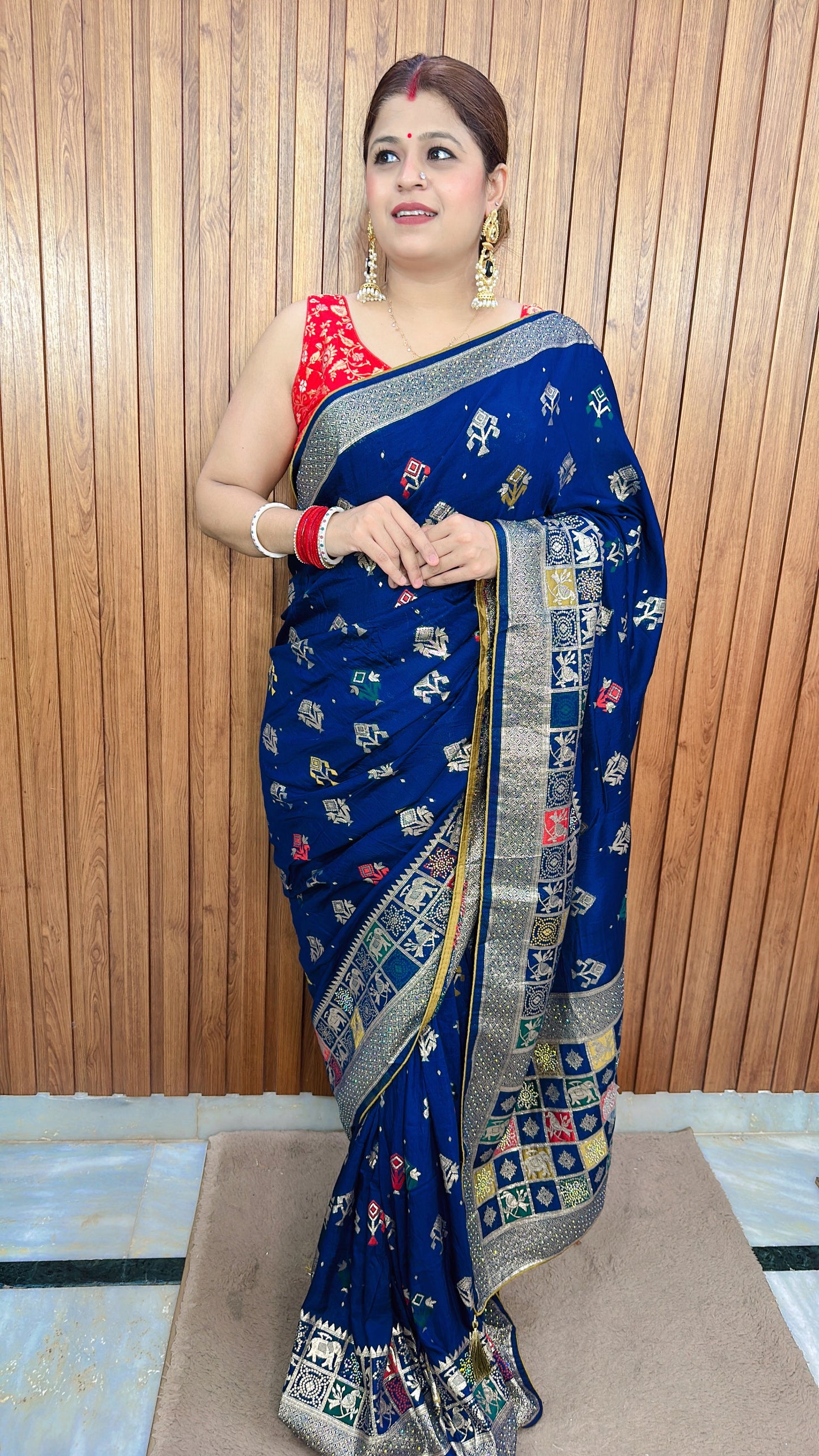 New Dola silk Banarasi saree