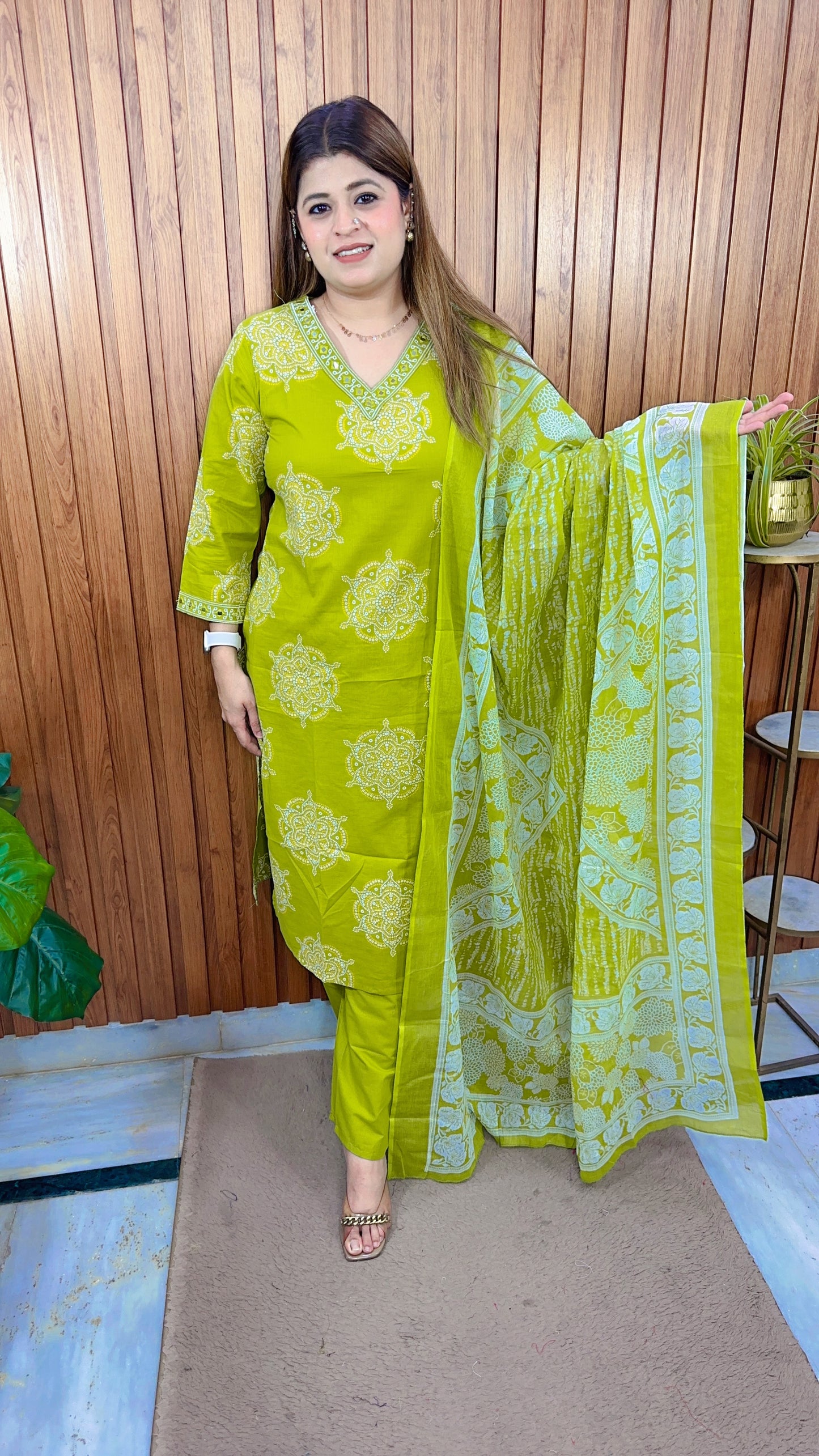 Block Print  pure Cotton Suit