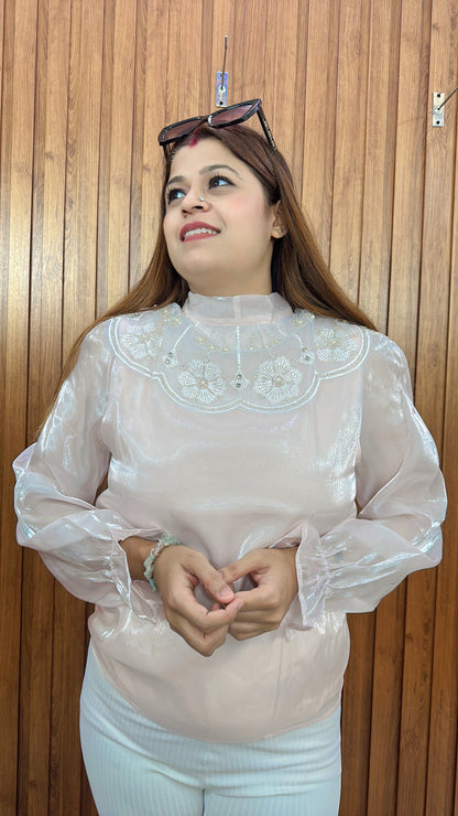 Korean Organza Top