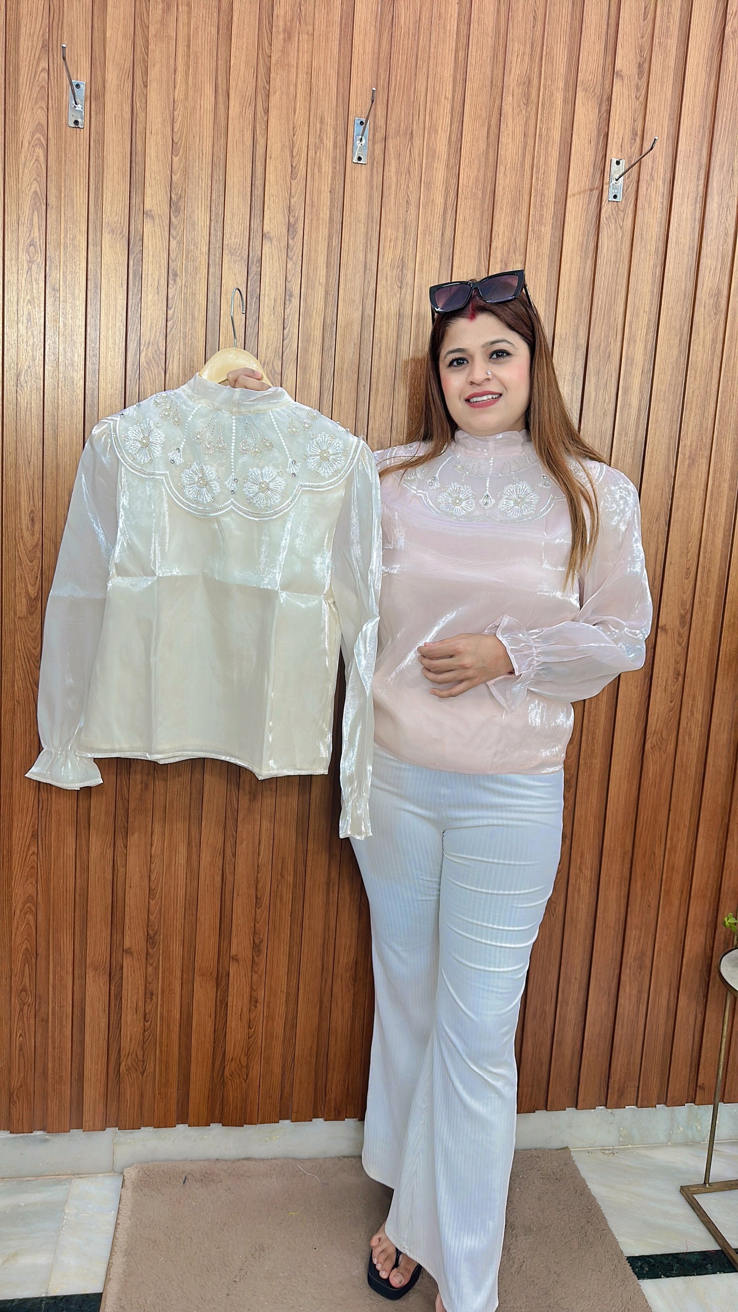 Korean Organza Top