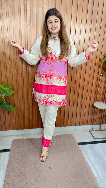 Zunaira Schifli Cotton Coord Set