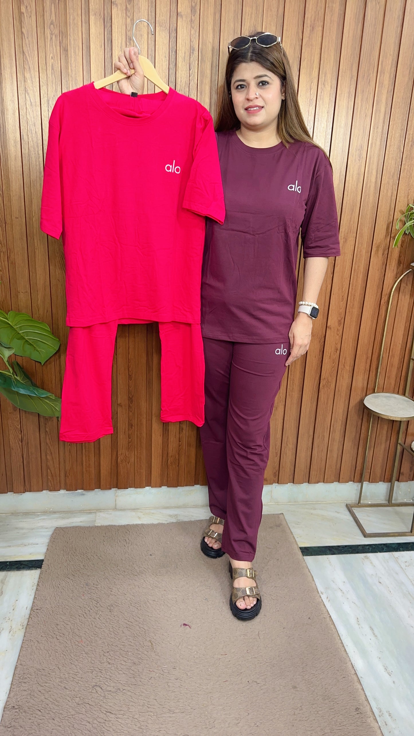 Round Neck Hosiery Track Suit