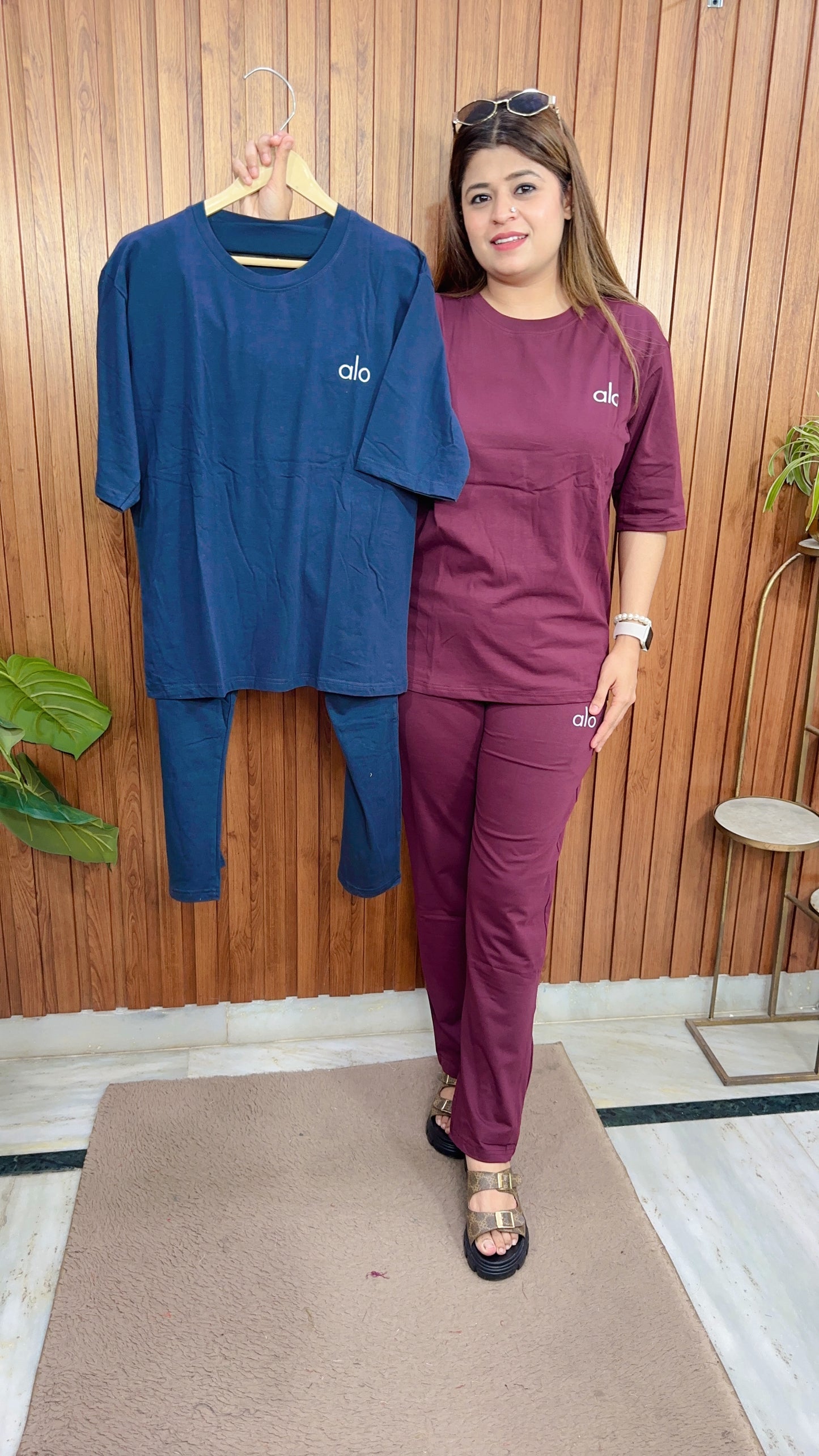 Round Neck Hosiery Track Suit