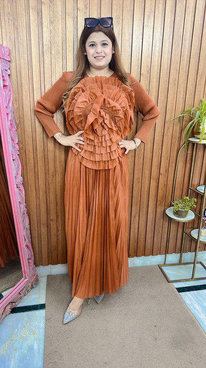 Flower Frill skirt top