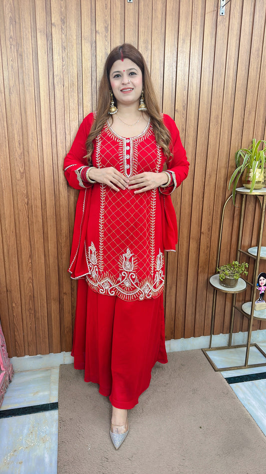 Riwaaz Cut dana Embroidery Suit