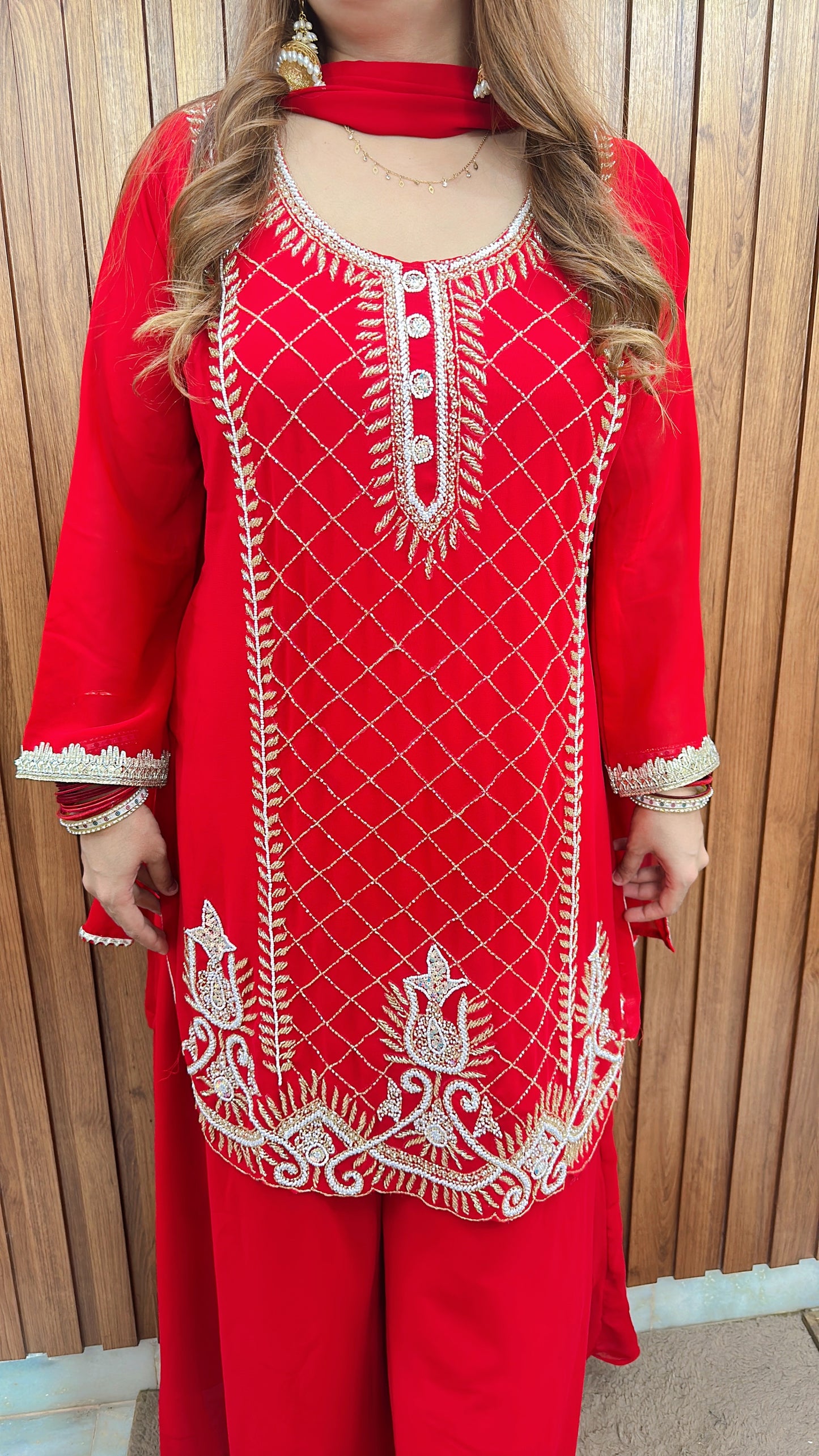 Riwaaz Cut dana Embroidery Suit