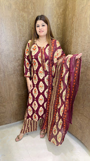 Zivah Floral Cotton Suit