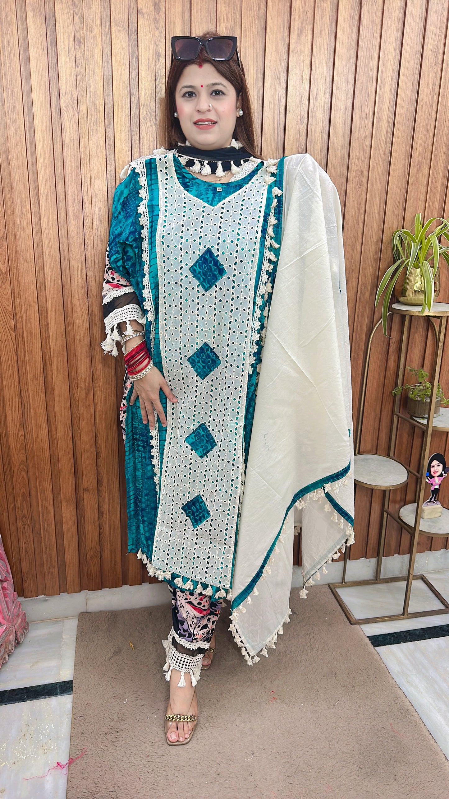 Schifli Designer Cotton Suit