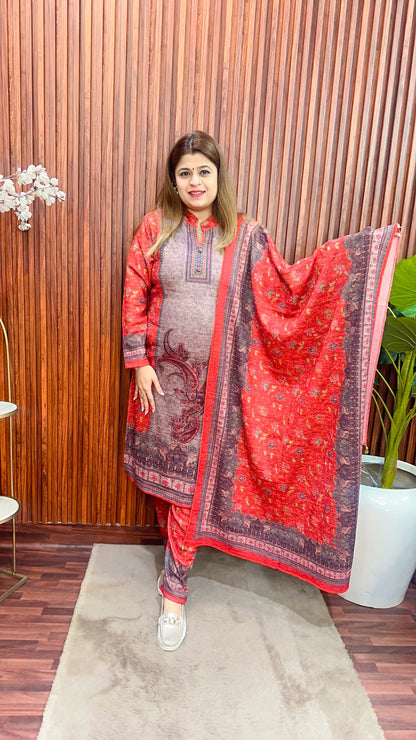 Karachi warm suit set