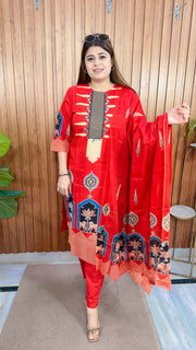 Noor-e-Sheesha Cotton Suit
