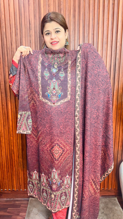 Karachi warm suit set