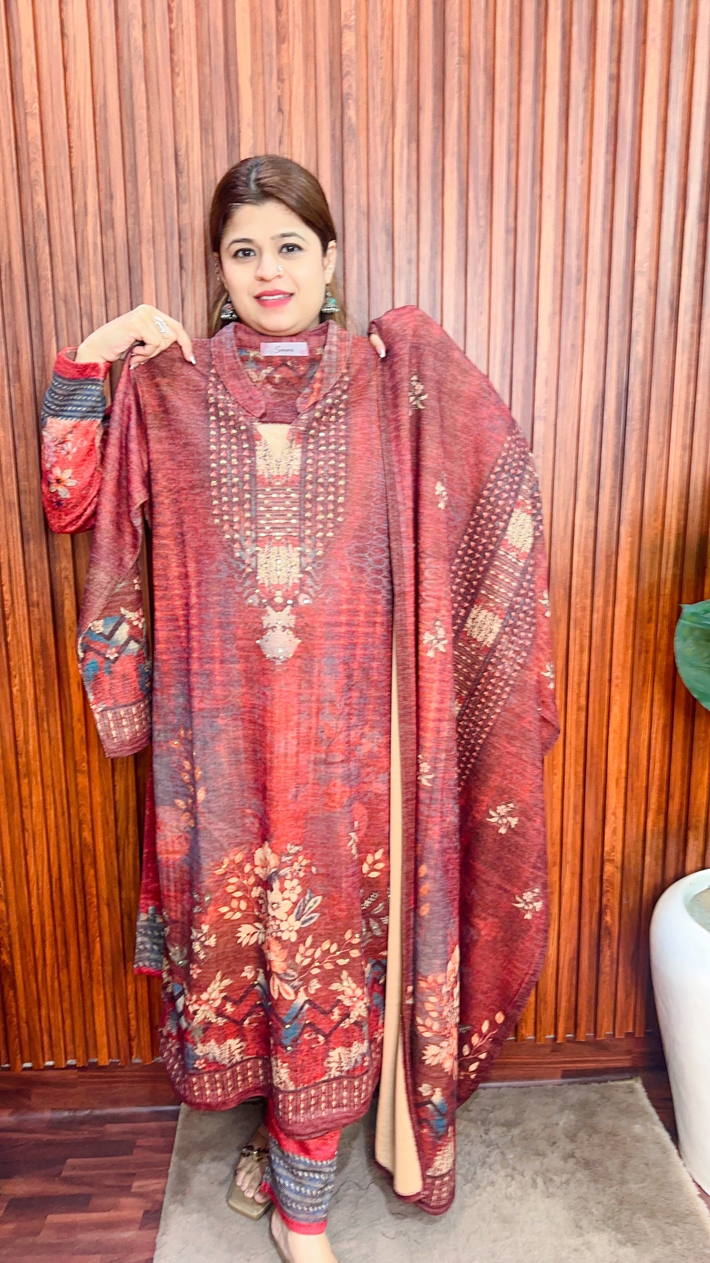 Karachi warm suit set