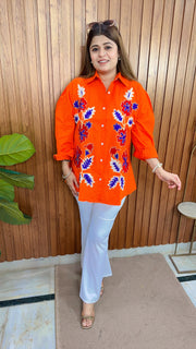 Multi Embroidery Cotton Shirt