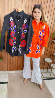 Multi Embroidery Cotton Shirt