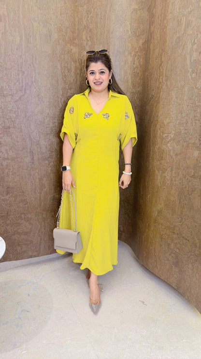 Carima Crystal Stone Imported Dress