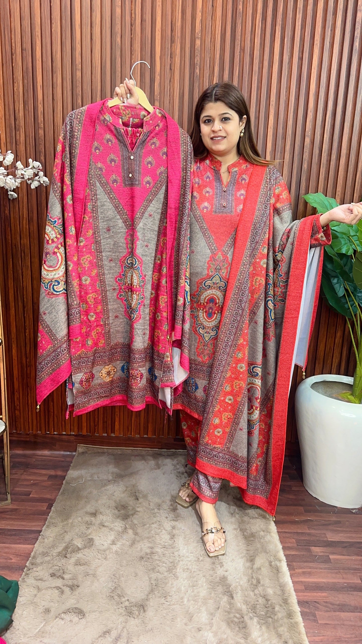 Karachi woolen suit Set