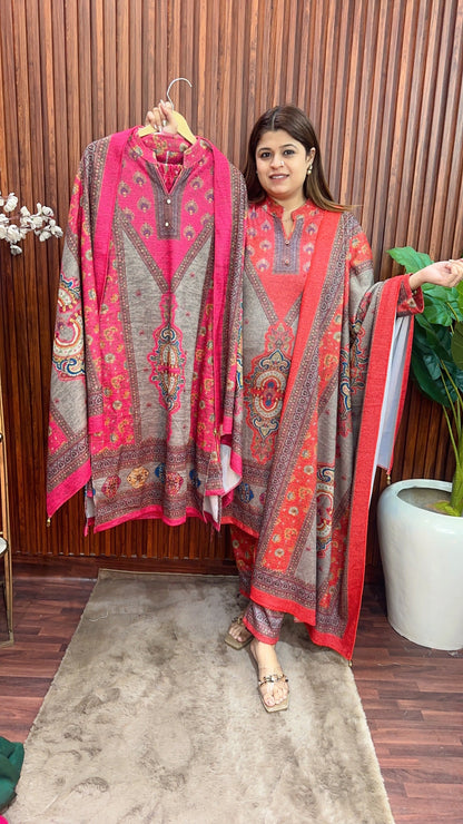 Karachi woolen suit Set