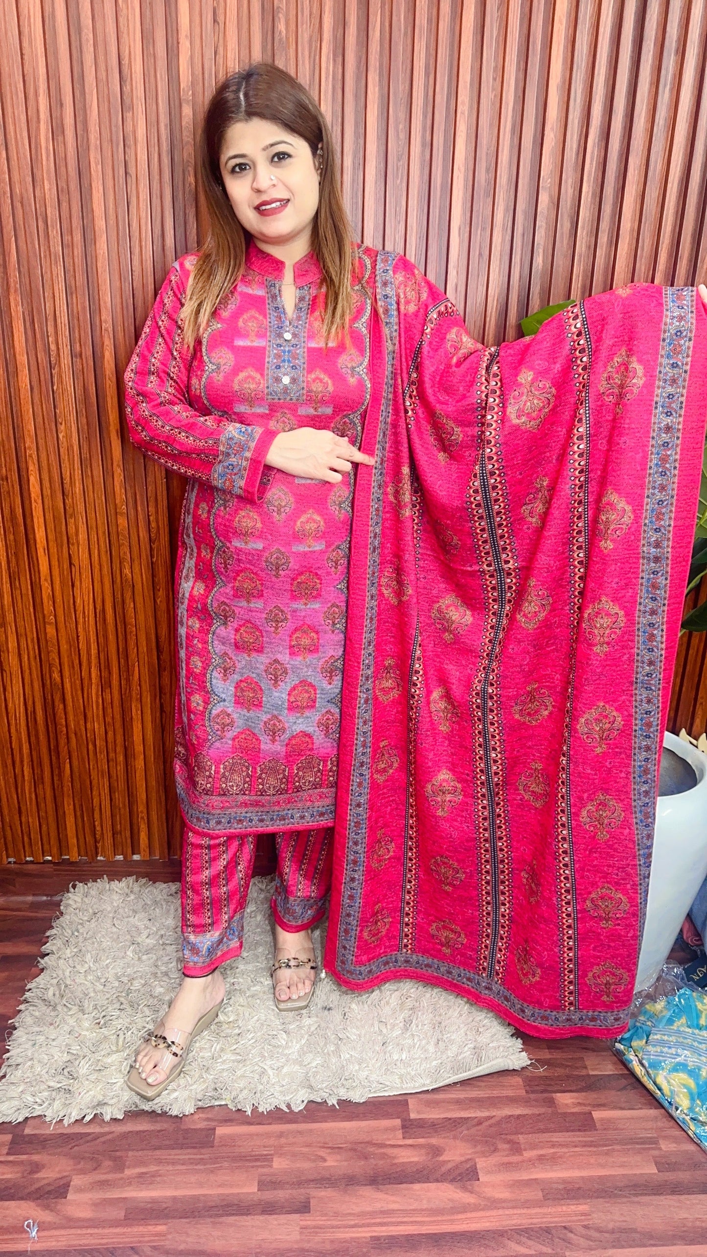 Karachi woolen suit Set