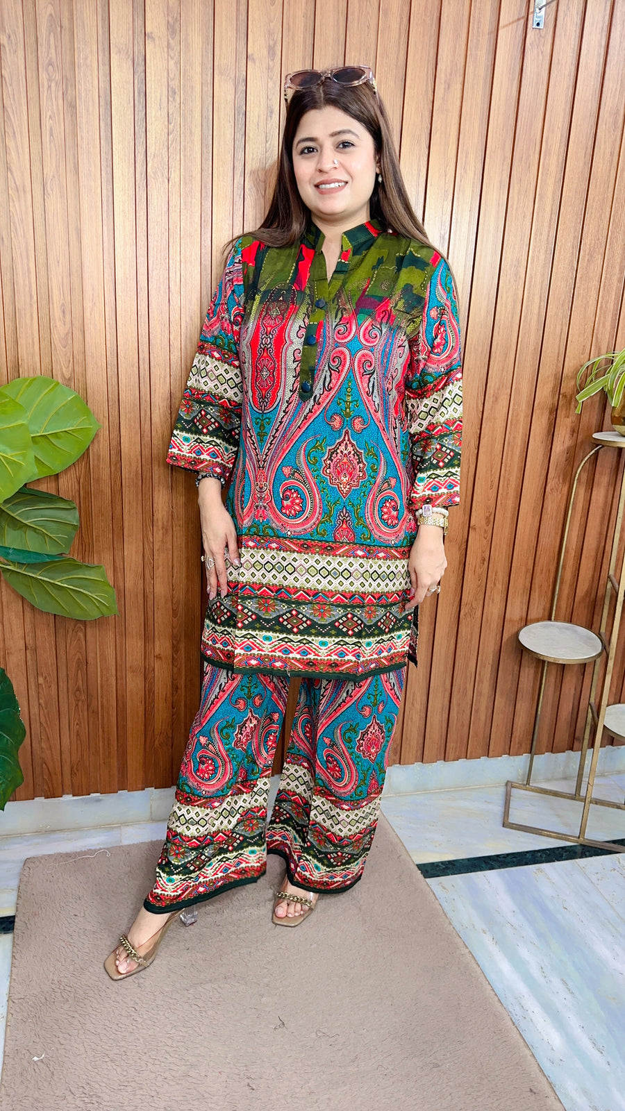 Paisley Print Cotton Coord set