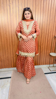 Krashi Banarsi Three Piece Set