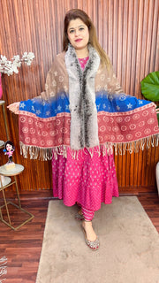 Pashmina ponchu