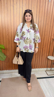 Digital Imported Crepe Printed Tops