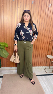 Straight Buckle Pants