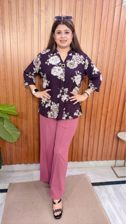 Digital Imported Crepe Printed Tops