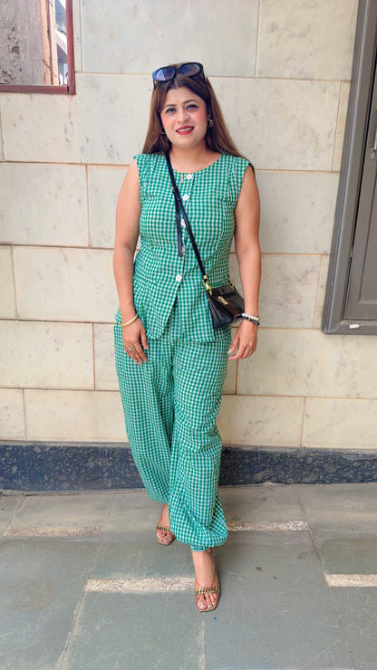 Check cotton cord set