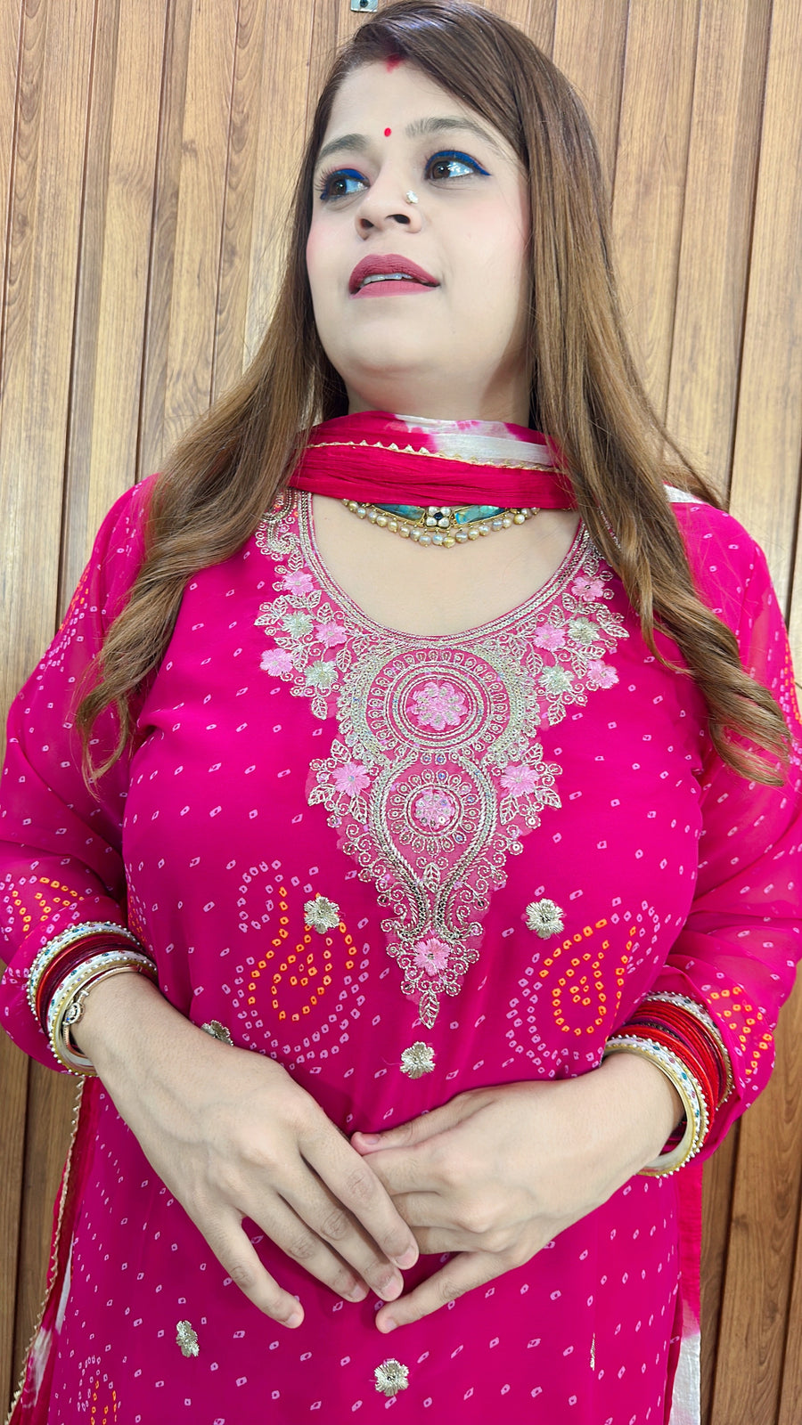 Bandhej-e-Noor  Glow Suit set