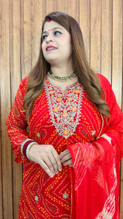 Bandhej-e-Noor  Glow Suit set