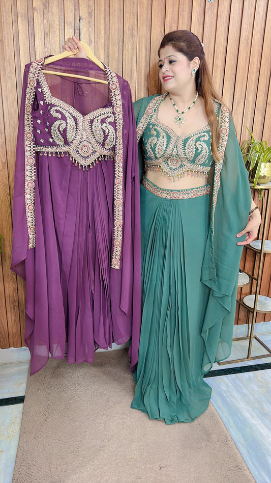 Premium pearl shrug dress