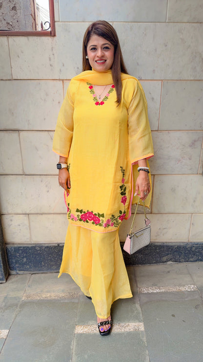 Paridhi Embroidery Three Piece Set
